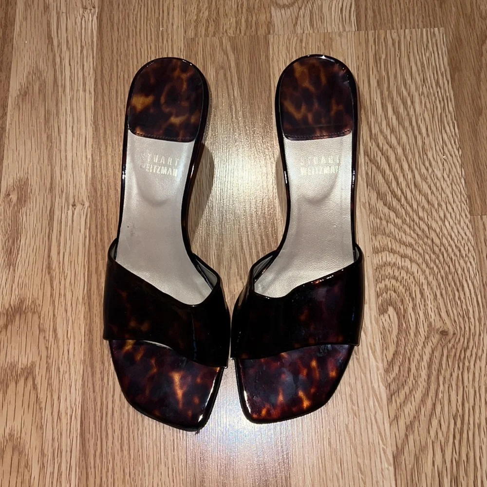Stuart Weitzman Block Heels Size vintage - Picture 1 of 5